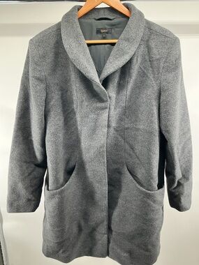 Wool Cashmere Cocoon Coat